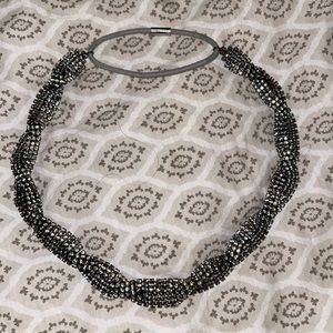 Jennifer Behr Silver Crystal Headband